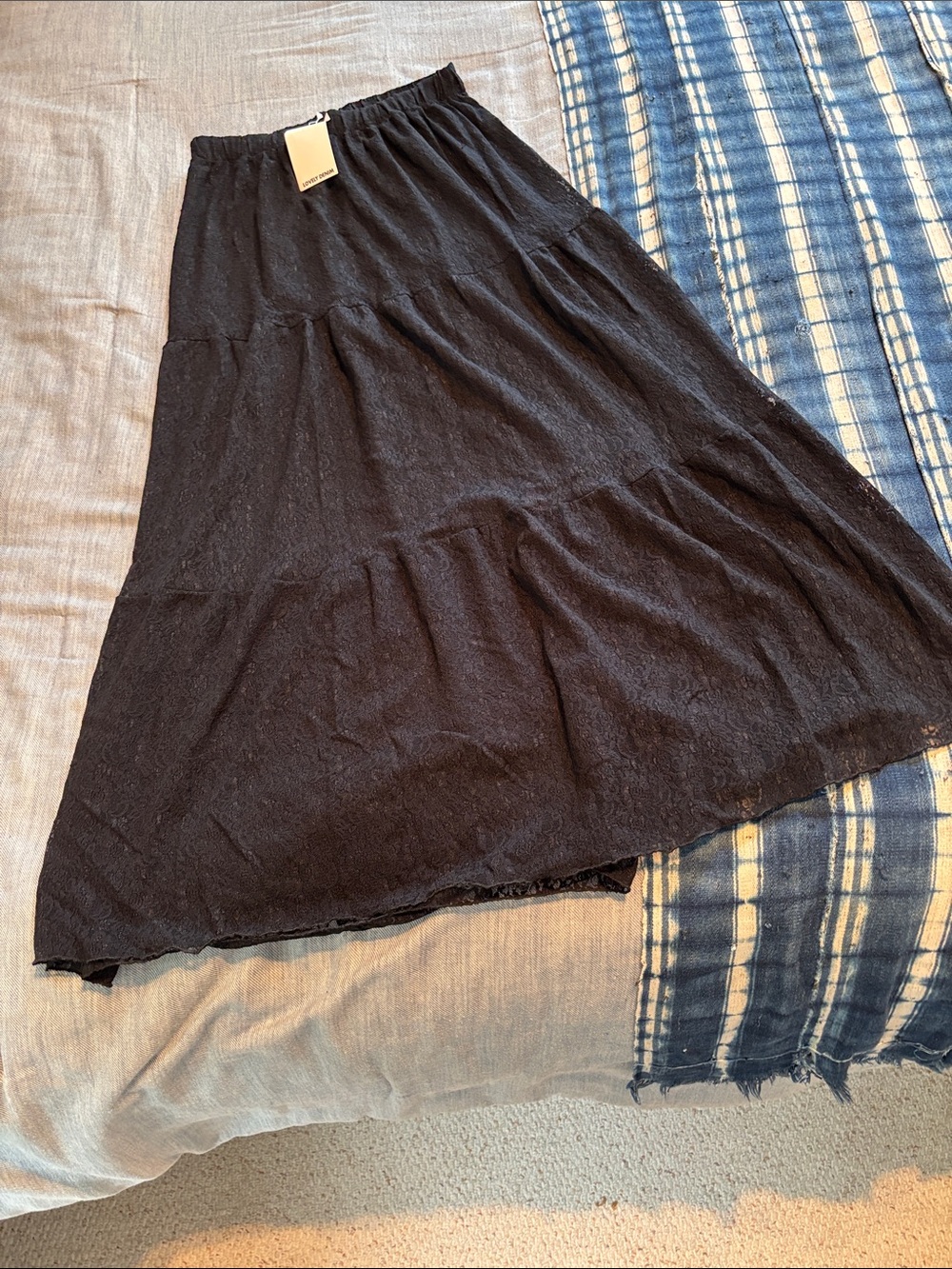 Lovely Denim lace skirt - NWT